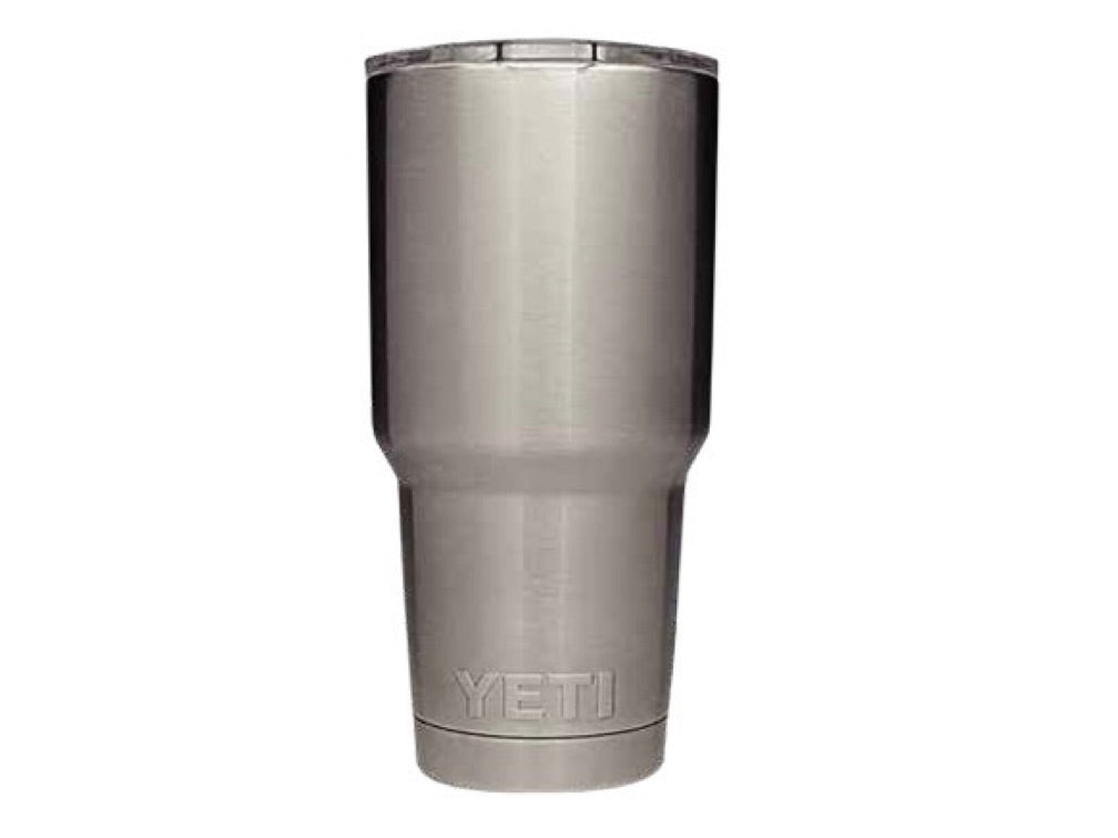 YETI rambler 30oz, color acero