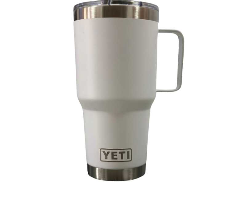 YETI travel mug 30oz color blanco