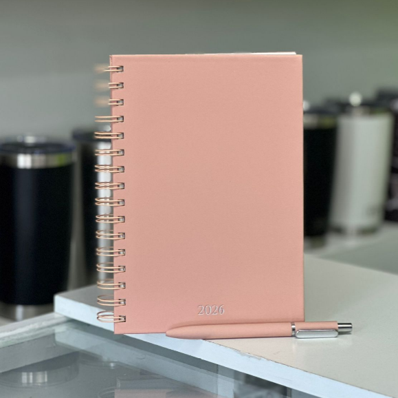 Agenda diaria Lette 2026 Rosa