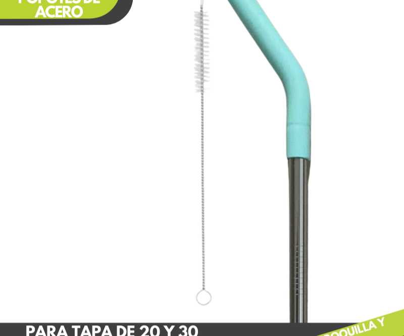 Popote color Menta
