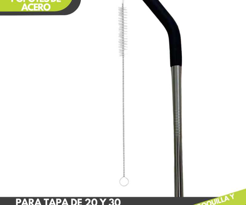 Popote color negro