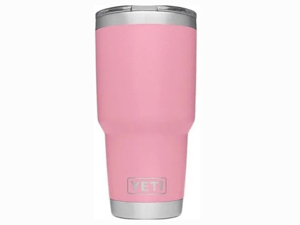 YETI rambler 30oz, color rosa pastel