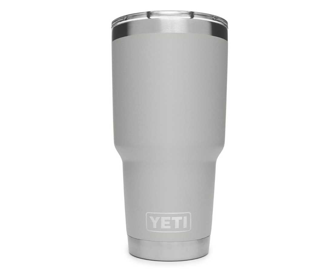 YETI rambler 30oz, color gris calizo