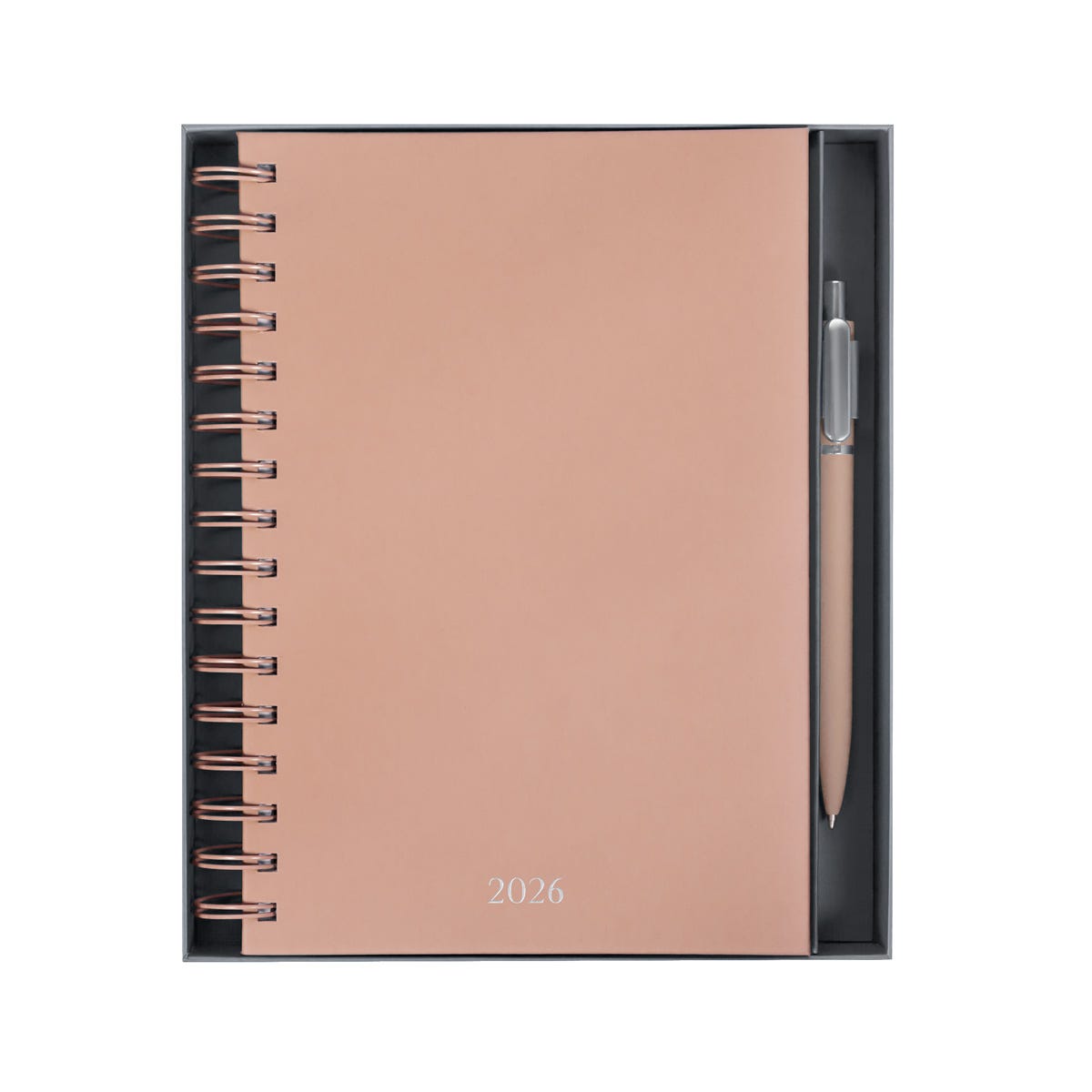 Agenda diaria Lette 2026 Rosa