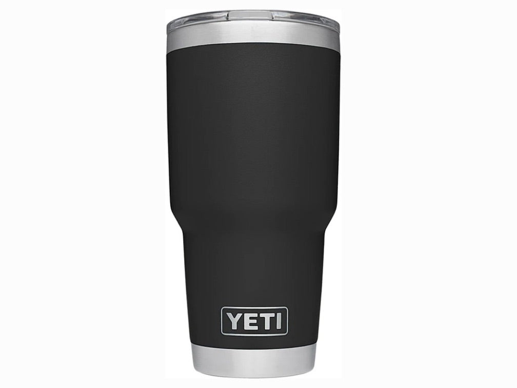 YETI rambler 30oz, color negro