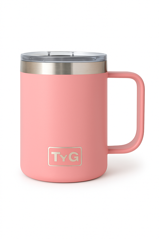 Taza generica 12 onzas rosa pastel