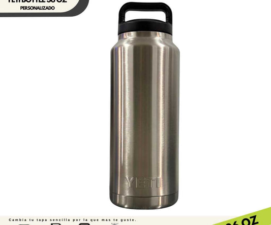 YETI bottle 36oz, color acero