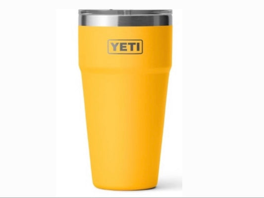 YETI Stack 26 oz, color amarillo tapa sencilla