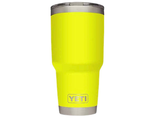 YETI rambler 30oz, color amarillo