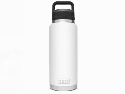 YETI bottle 36oz, color blanco