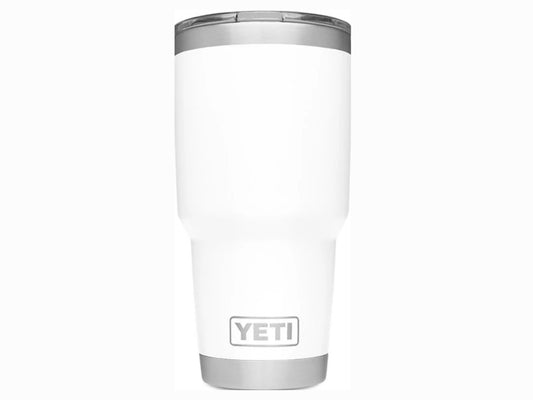YETI rambler 30oz, color blanco