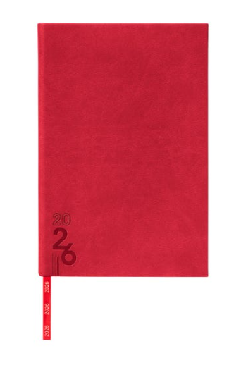 Agenda Terra diaria 2026 rojo