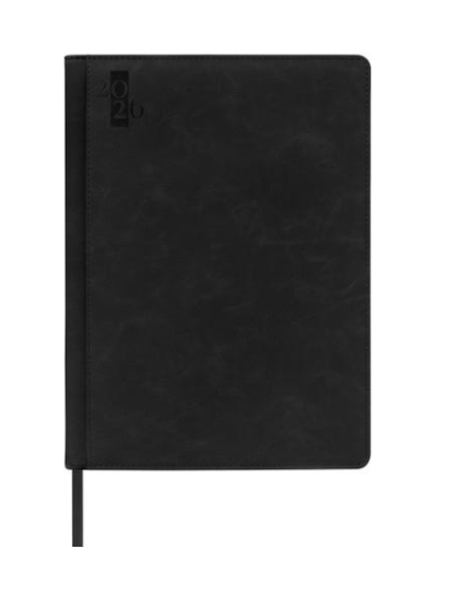 Agenda Diaria Ultra 2026 Negro