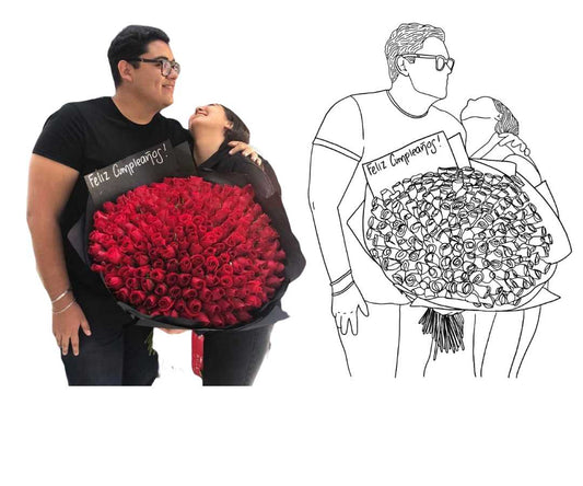 Servicio de re-dibujo de fotografías y  grabado Láser.