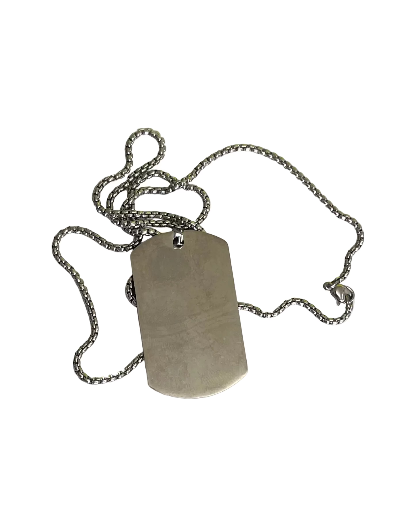 Placa militar grande plata