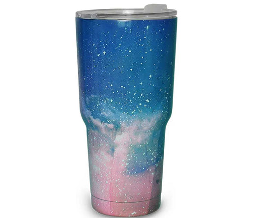 YETI rambler 30oz, color galaxia rosa
