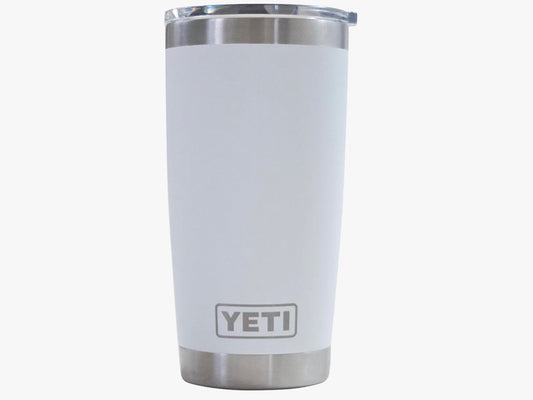 YETI rambler 20oz, color gris granito tapa sencilla