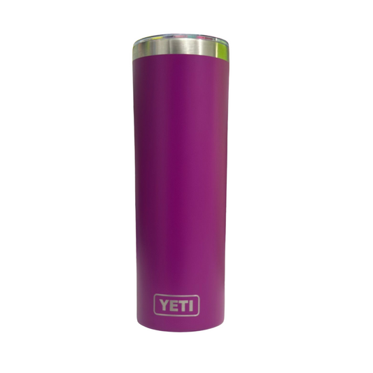YETI Skinny 20oz, color magenta tapa antiderrame