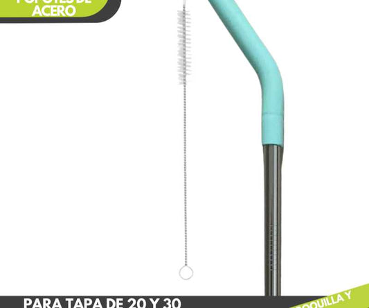 Popote color Menta