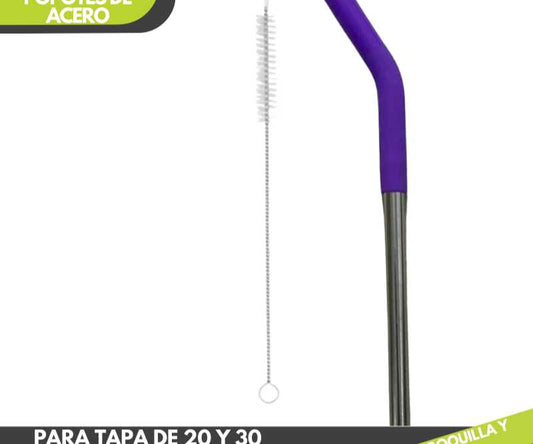 Popote color morado