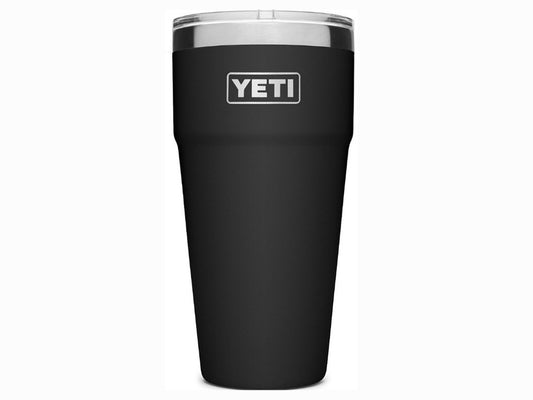 YETI Stack 26 oz, color negro tapa sencilla