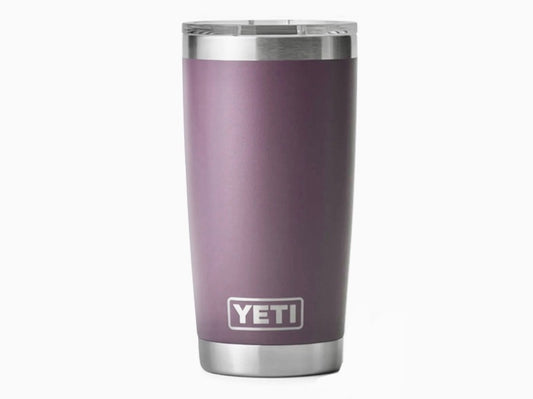 YETI rambler 20oz, color nuevo lavanda tapa sencilla