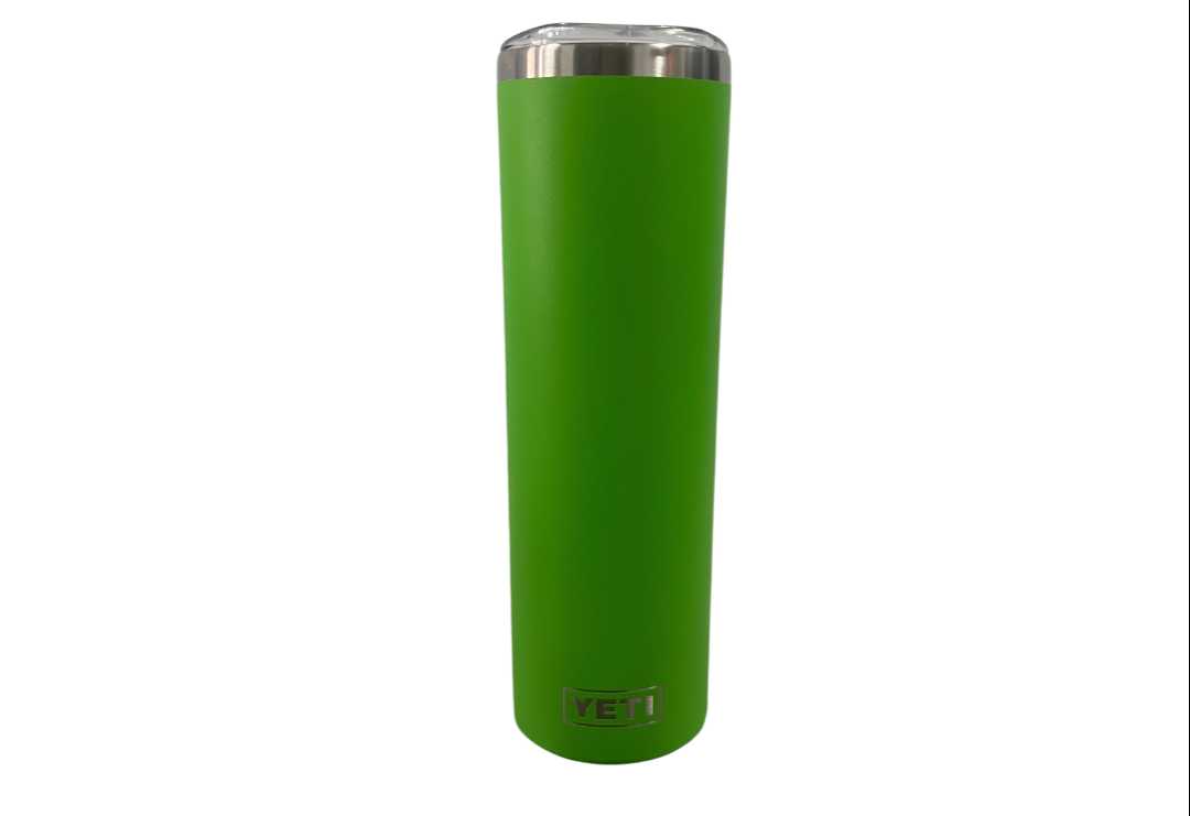 YETI Skinny 30oz, color verde limon tapa antiderrame