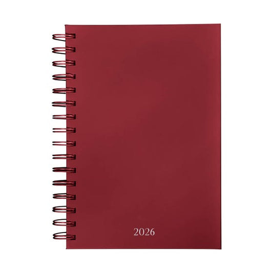 Agenda diaria Lette 2026 rojo