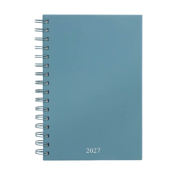 Agenda diaria Lette 2027 Azul- Boligrafo incluido