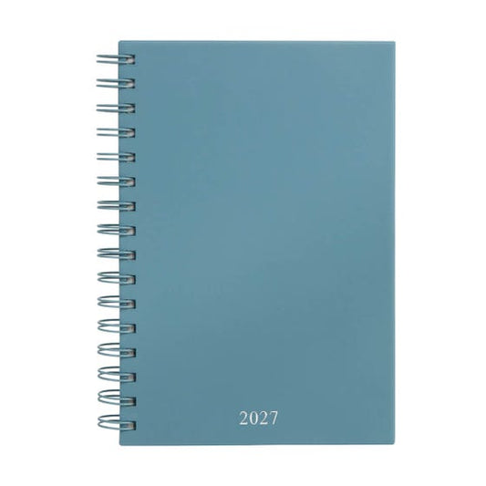 Agenda diaria Lette 2027 Azul- Boligrafo incluido