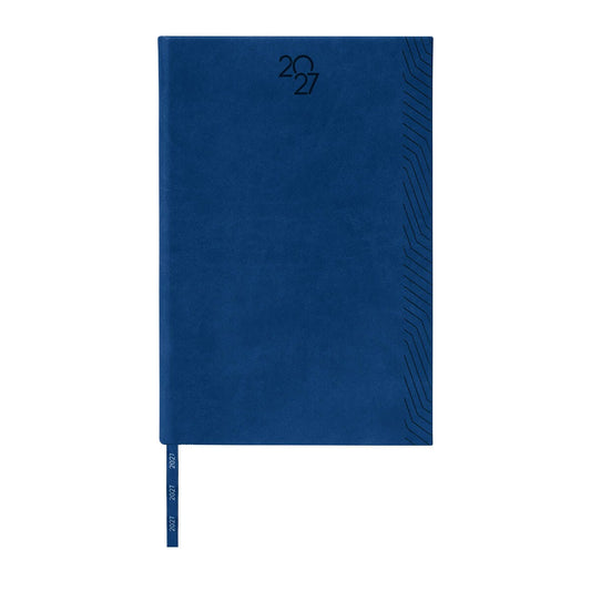 Agenda Terra diaria 2027 azul rey- boligrafo de regalo