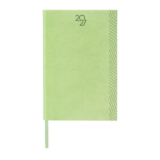 Agenda Terra diaria 2027 verde limon- boligrafo de regalo