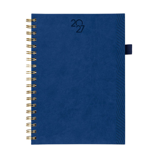 AGENDA SEMANAL TERRA 2027 AZUL REY-BOLIGRAFO INCLUIDO
