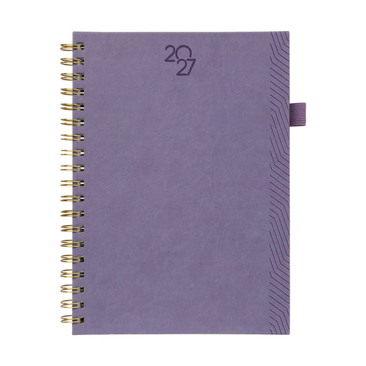 AGENDA SEMANAL TERRA 2027 MORADO-BOLIGRAFO INCLUIDO