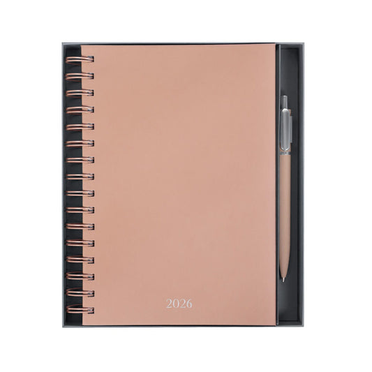 Agenda diaria Lette 2026 Rosa